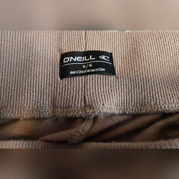 O'Neill brand. Tan joggers. Size medium. Elastic waist. Ribbed cuffs. - Picture 2 of 10